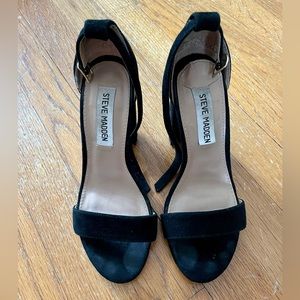 Steve Madden black block heel sandals
